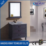 Competitive Price Solid Wood Bathroom Furniture with Mirror