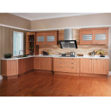 Oppein Wooden Kitchen Cabinet Wrapped PVC Acrylic Finish Design (OP12-X118)