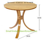 Hot Selling Furniture Small Round Wood Coffee Table