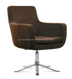Simple Design Swivel Restaurant Chair with Medium Back