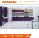 2018 China Manufacturer Renovative Colorful Lacquer Wood Kitchen Cabinet