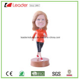 Resin Customized Bobblehead Lady Figurine for Home Decoration and Promotional Gifts