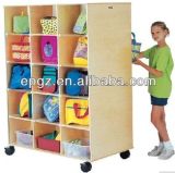 Classroom Cabinet, Kindergarten Storage, Wooden Toy Storage