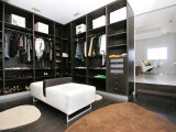 European Style Wooden Walk in Closet for Bedroom Furniture