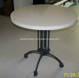 Corian Round Solid Surface Garden Table Coffee Table