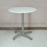 Durable Outdoor Restaurant Round Table with Aluminum Leg and Polypropylene Table Top (SP-AT381)