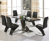 Popular Dining Table and Metal Dining Chair 823#