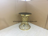 Round Shape Golden Modern Design New Side Table