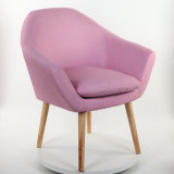 Modern Living Room Sofa Chair Fabric Leg Rest Chair