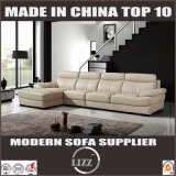 American Style Wooden Leather Sofa for Home Use