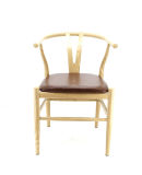 Hotel Restaurant Cafe Metal Dinning Chair with Soft Roll Seating