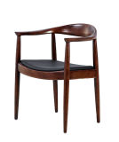 Upholstery Ash Wood Hans Wegner Wooden Restaurant Chair
