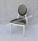 Round Back Black Leather Banquet Chair for Hotel (YC-D81)