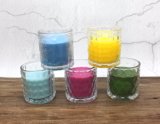 Hot Sell Fashion Colorful Embossed Candle Holders for Home Decoration