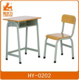 Student Studying Metal Wood Classroom Table with Chair