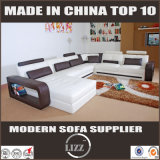 Modern Home Furniture U Shaped Leather Sofa