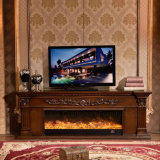 European Wood Furniture Heater Electric Fireplace with Ce Certificate (328S)