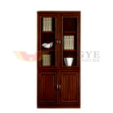 Walnut Veneer Decorative 4 Doors Solid Wood File Cabinet (HY-C802)