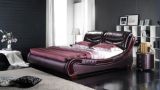 Bedroom Furniture Leather Soft Bed (BST6073)