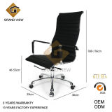 Black Artificial Leather Designer Manager Chair (GV-OC-H306)