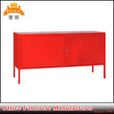 New Model Red Color Simple TV Stand Metal TV Cabinet
