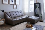 High Density Sponge Corner Italy Leather Sofa