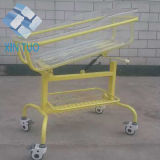 Wholesale Stainless Steel Hospital Infant Bed/Crib Trolley with Drawers