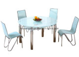 Extend Round Glass Dining Table