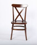 Mahogany Solid Wood Crossback Chair for Wedding and Event