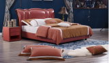 Foshan Home Furniture Soft King/Double Size Bed with Headboard