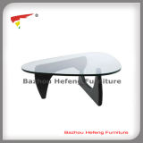 New Design Tempered Glass with MDF Legs Table (CT083)