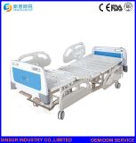 Medical Equipment Luxury Three Functional Plastic Siderail Manual Hospital Bed
