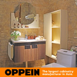 Antique No Top Wooden Bathroom Cabinet with Mirror (OP15-063A)