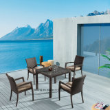 Whole Selling Outdoor Garden Furniture with Stackable Chair and Kd Table (Yta362-1&Ytd020-10