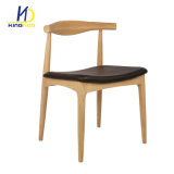 Hot Transfer Metal Frame Wood Appearance Vintage Dining Chair