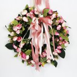 High Quality Customized Beautiful Artificial Flower Wreath for Decoration