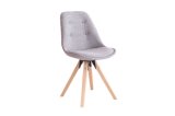 PP Fabric Modern Wooden Dining Chair