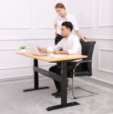 Single Motor Adjustable Desk with Customized Panel Material and Shape. Computer Desk