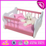 2015 Easy Clean Luxury Dog Bed, Wooden Bed Luxury Pet Dog Beds, Pet Product, Wholesale High Quality Luxury Pet Dog Beds W06f005A