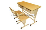 Standard size of morden set up double student desk and chair from factory