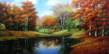 High Detailed Handmade Landscape Oil Painting for Home Decoration