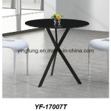 Simple Style Modern Glass Office Coffee Table with Tempered Glass (YF-T17007)
