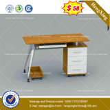Ready Made 3 Drawers Typle Red Color Computer Table (HX-8NE006C)