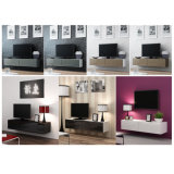 140cm Wall Mountable Floating High Gloss TV Stand Cabinet Unit
