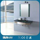 Hot Sell Tempered Glass Wash Basin Glass Cabinet