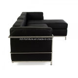 Modern Living Room LC2 Petit Chaise Sectional Sofa