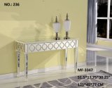 2017 White and Clear Console Table Decor Furniture