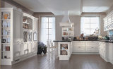 America Style Solid Wood Kitchen Cabinet for Villa (Br-SA02c)