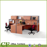 Aluminum Office Screen Table with Over Head Cabinet