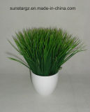 PE Long Grass Artificial Plant for Home Decoration (49614)